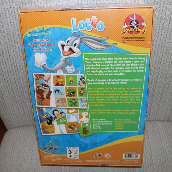 3/77❤️sealed 2006 vintage Looney Tunes Lotto card board game Gladius Canada Made - Picture 6 of 8